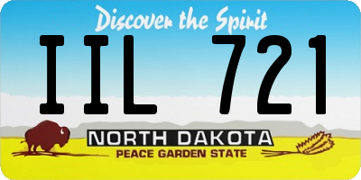 ND license plate IIL721