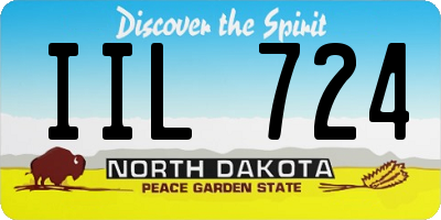 ND license plate IIL724