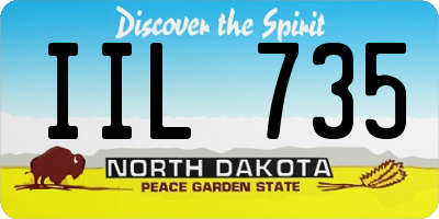 ND license plate IIL735