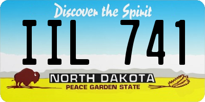 ND license plate IIL741