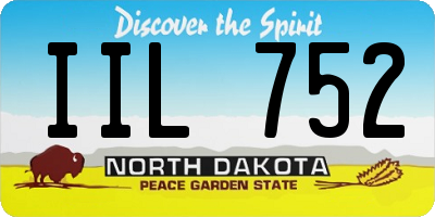 ND license plate IIL752