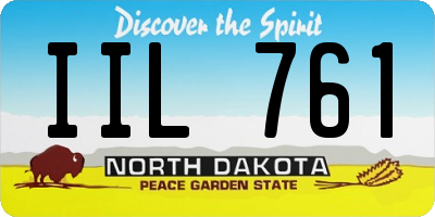 ND license plate IIL761