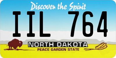 ND license plate IIL764