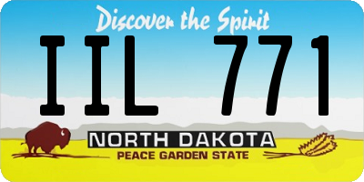 ND license plate IIL771