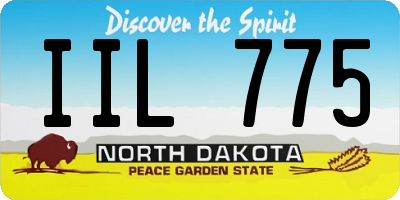 ND license plate IIL775