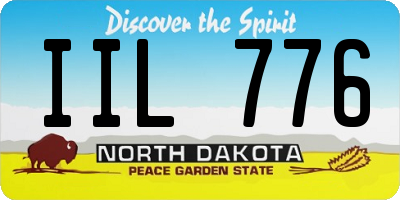 ND license plate IIL776