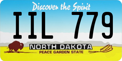 ND license plate IIL779