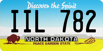 ND license plate IIL782