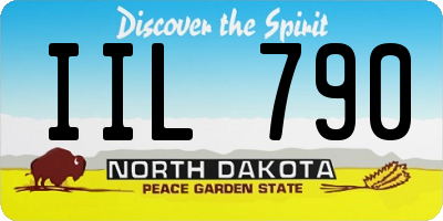 ND license plate IIL790