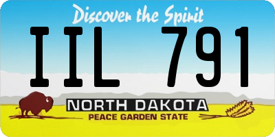 ND license plate IIL791