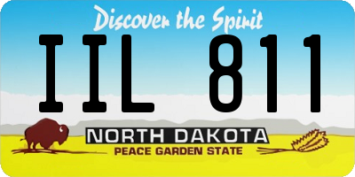 ND license plate IIL811