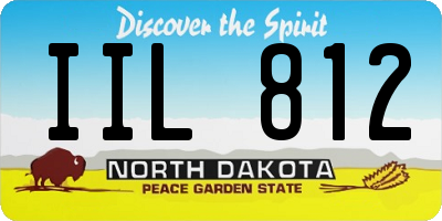 ND license plate IIL812
