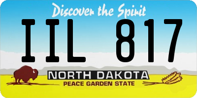 ND license plate IIL817