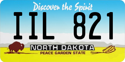 ND license plate IIL821