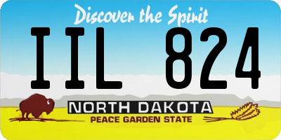 ND license plate IIL824