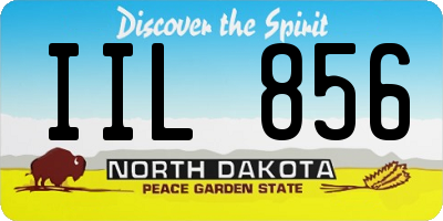 ND license plate IIL856