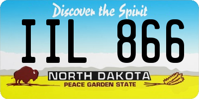 ND license plate IIL866