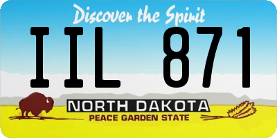 ND license plate IIL871
