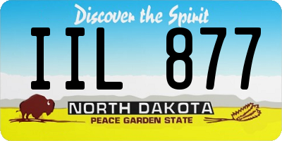 ND license plate IIL877