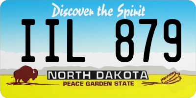 ND license plate IIL879