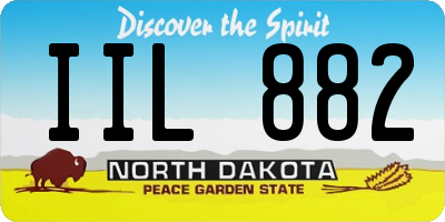 ND license plate IIL882