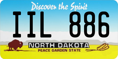 ND license plate IIL886
