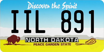 ND license plate IIL891