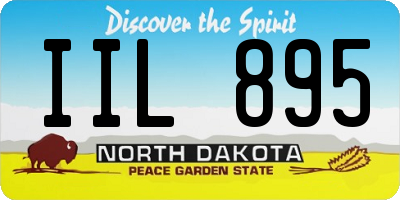 ND license plate IIL895