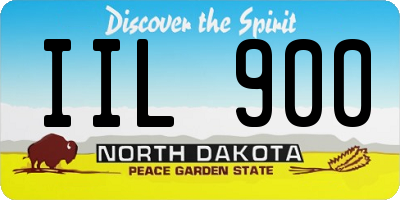 ND license plate IIL900