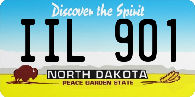 ND license plate IIL901