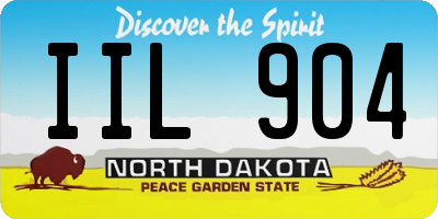 ND license plate IIL904