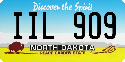ND license plate IIL909