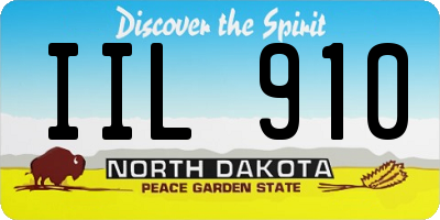 ND license plate IIL910