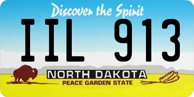 ND license plate IIL913