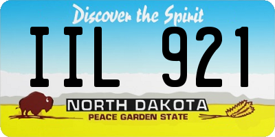 ND license plate IIL921