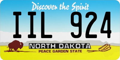 ND license plate IIL924