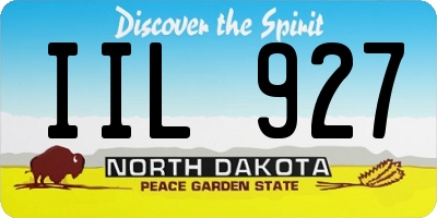 ND license plate IIL927