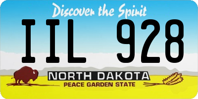 ND license plate IIL928
