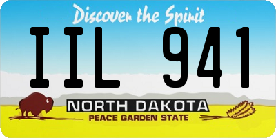 ND license plate IIL941