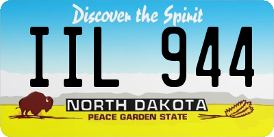 ND license plate IIL944