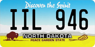 ND license plate IIL946