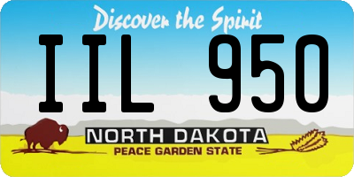 ND license plate IIL950