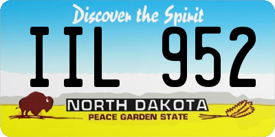 ND license plate IIL952