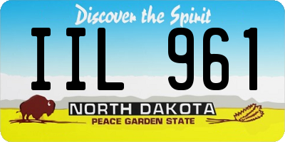 ND license plate IIL961
