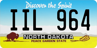 ND license plate IIL964