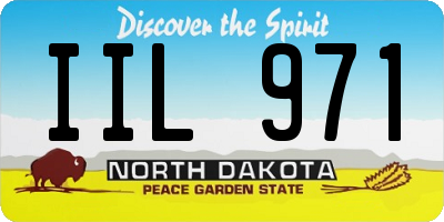ND license plate IIL971