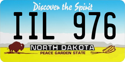 ND license plate IIL976