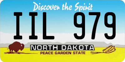 ND license plate IIL979