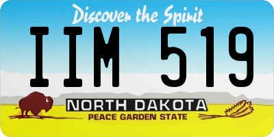 ND license plate IIM519
