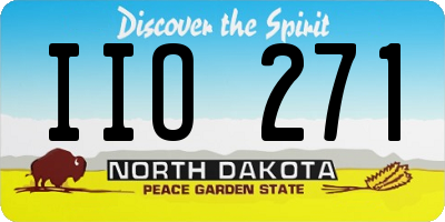 ND license plate IIO271